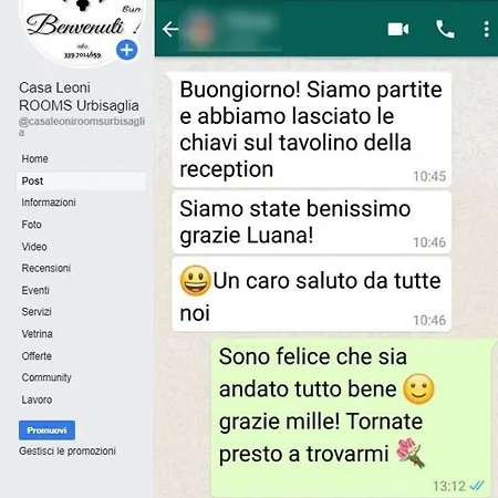 Gasthuis Casa Leoni Urbisaglia